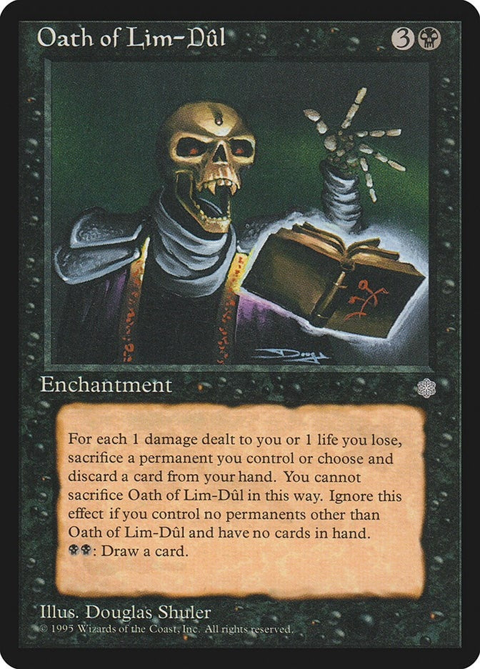 Image for Oath of Lim-Dul (Ice Age) - Magic: The Gathering