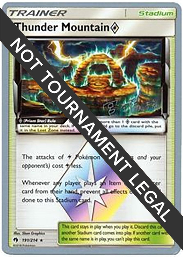 Image for Thunder Mountain Prism Star - 2019 (Haruki Miyamoto) (World Championship Decks) (191/214) - Pokemon