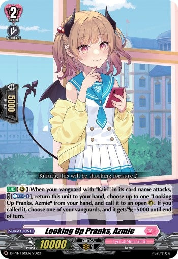 Image for Looking Up Pranks, Azmie (DR-PR/162EN) (D Promo Cards) (D-PR/162EN) - Cardfight Vanguard