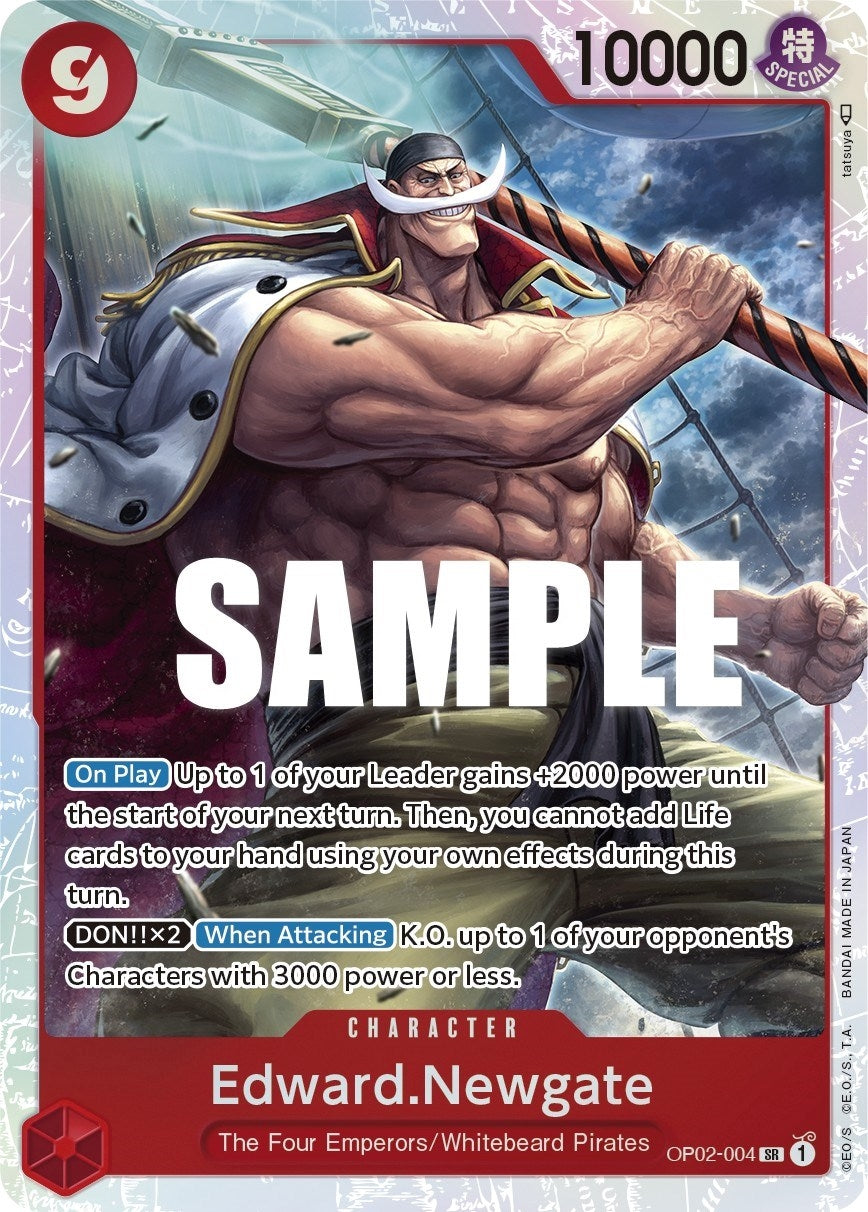 Image for Edward.Newgate (004) (Paramount War) (OP02-004) - One Piece Card Game