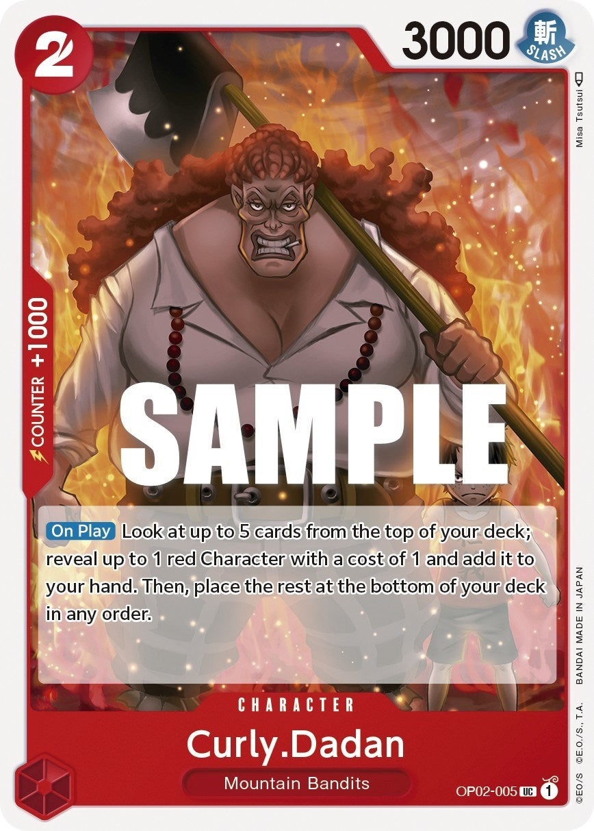 Image for Curly.Dadan (Paramount War) (OP02-005) - One Piece Card Game