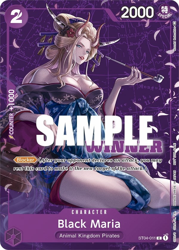 Image for Black Maria (Tournament Pack Vol. 2) [Winner] (One Piece Promotion Cards) (ST04-011) - One Piece Card Game