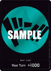 Image for DON!! Card (Teal) (One Piece Promotion Cards) - One Piece Card Game