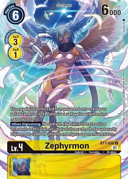 Image for Zephyrmon (Alternate Art) (BT11) (7036)