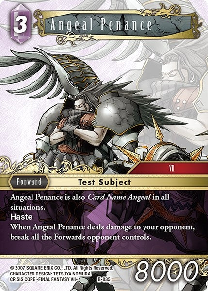 Image for Angeal Penance - Final Fantasy TCG