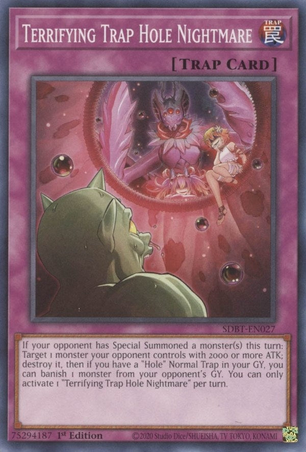 Image for Terrifying Trap Hole Nightmare (Structure Deck: Beware of Traptrix) (SDBT-EN027) - YuGiOh