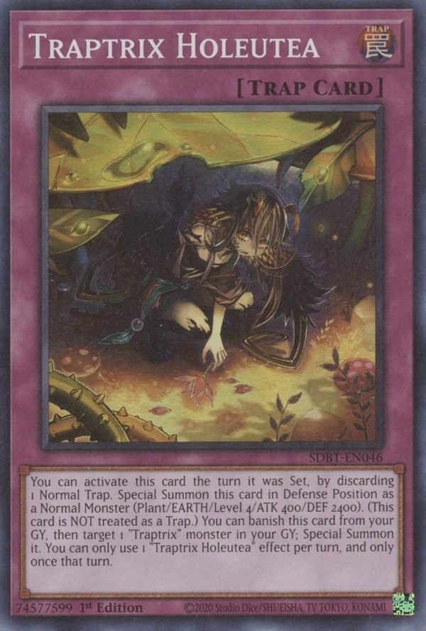 Image for Traptrix Holeutea (Structure Deck: Beware of Traptrix) (SDBT-EN046) - YuGiOh