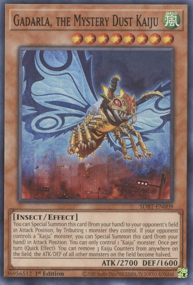Image for Gadarla, the Mystery Dust Kaiju (Structure Deck: Beware of Traptrix) (SDBT-EN009) - YuGiOh