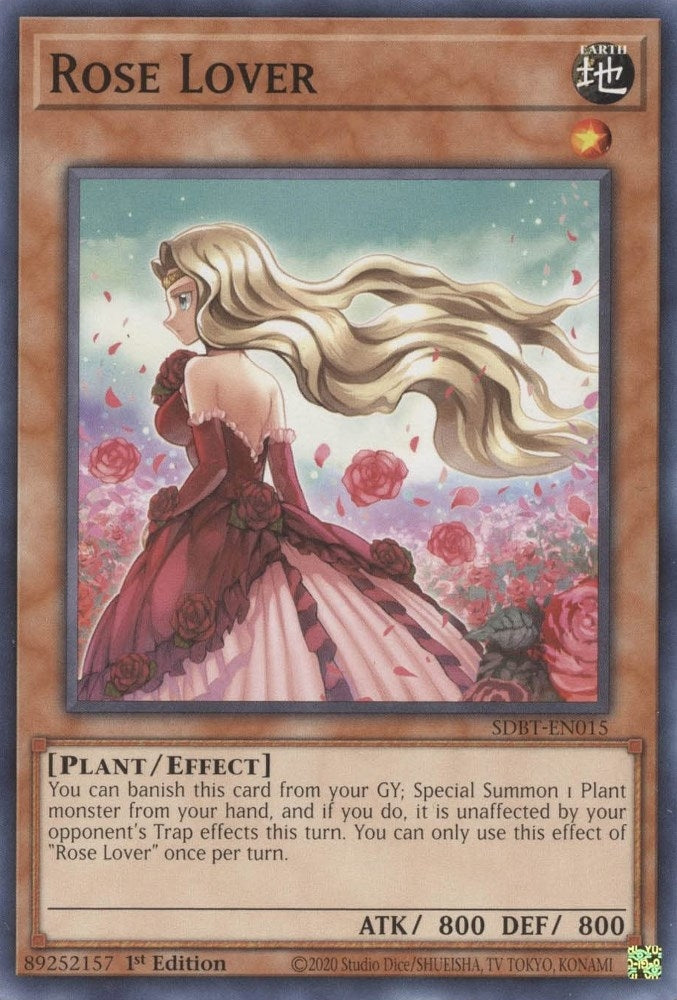 Image for Rose Lover (Structure Deck: Beware of Traptrix) (SDBT-EN015) - YuGiOh