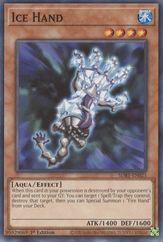 Image for Ice Hand (Structure Deck: Beware of Traptrix) (SDBT-EN021) - YuGiOh