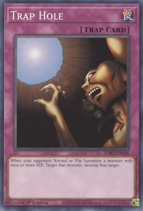 Image for Trap Hole (Structure Deck: Beware of Traptrix) (SDBT-EN028) - YuGiOh