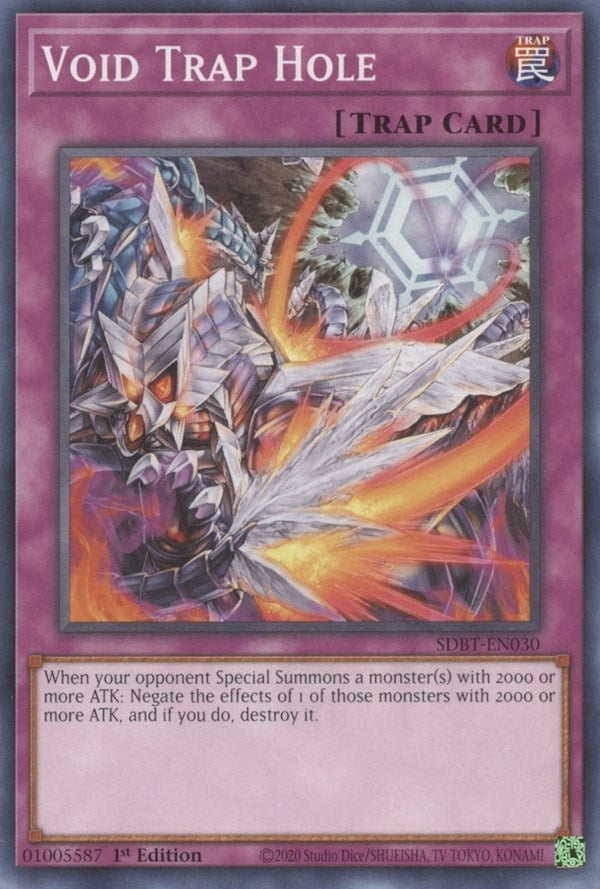 Image for Void Trap Hole (Structure Deck: Beware of Traptrix) (SDBT-EN030) - YuGiOh