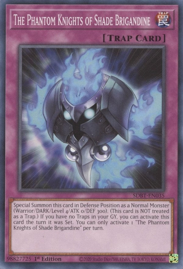 Image for The Phantom Knights of Shade Brigandine (Structure Deck: Beware of Traptrix) (SDBT-EN035) - YuGiOh