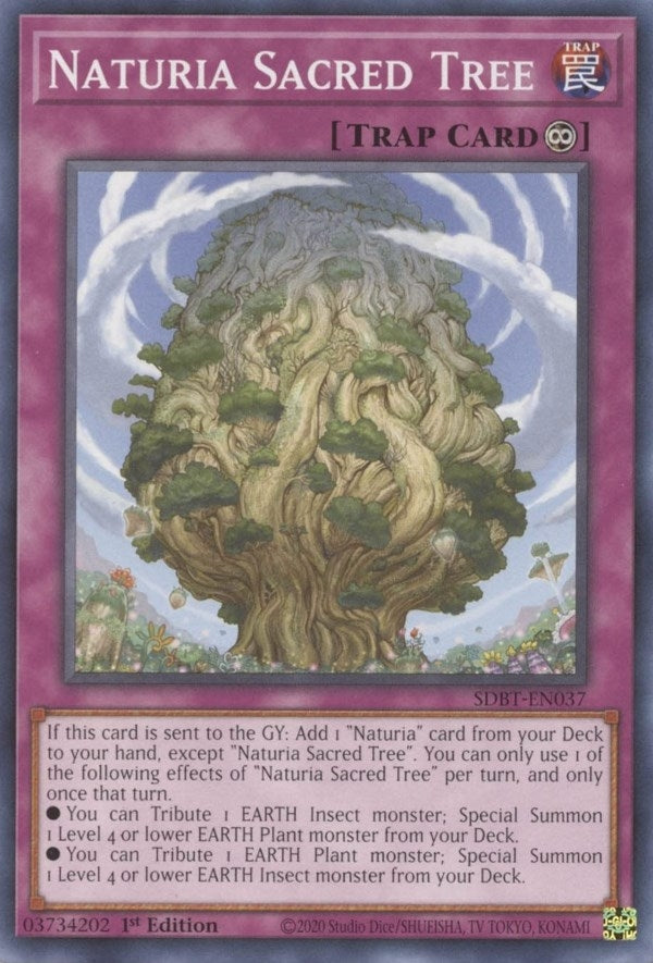 Image for Naturia Sacred Tree (Structure Deck: Beware of Traptrix) (SDBT-EN037) - YuGiOh