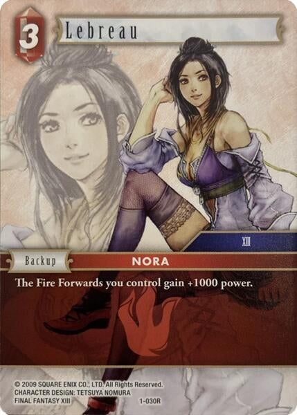 Image for Lebreau (Deck Exclusive Cards) (1-030R) - Final Fantasy TCG
