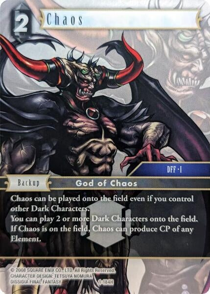 Image for Chaos (Deck Exclusive Cards) (1-184H) - Final Fantasy TCG