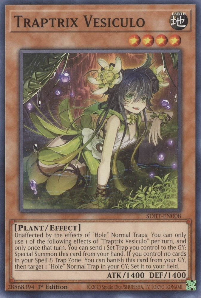Image for Traptrix Vesiculo (Structure Deck: Beware of Traptrix) (SDBT-EN008) - YuGiOh