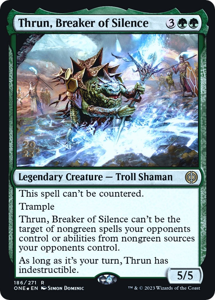 Image for Thrun, Breaker of Silence (Prerelease Cards) (186) - Magic: The Gathering