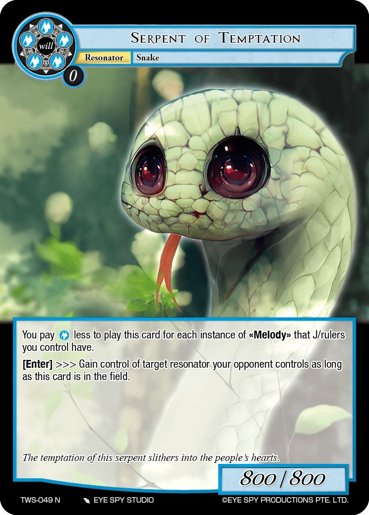 Image for Serpent of Temptation (The War of the Suns) (TWS-049 N) - Force of Will
