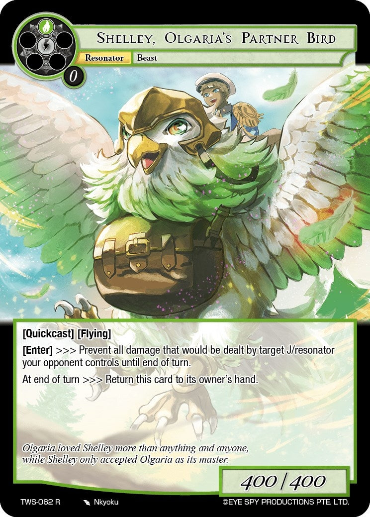 Image for Shelley, Olgaria's Partner Bird (The War of the Suns) (TWS-062 R) - Force of Will