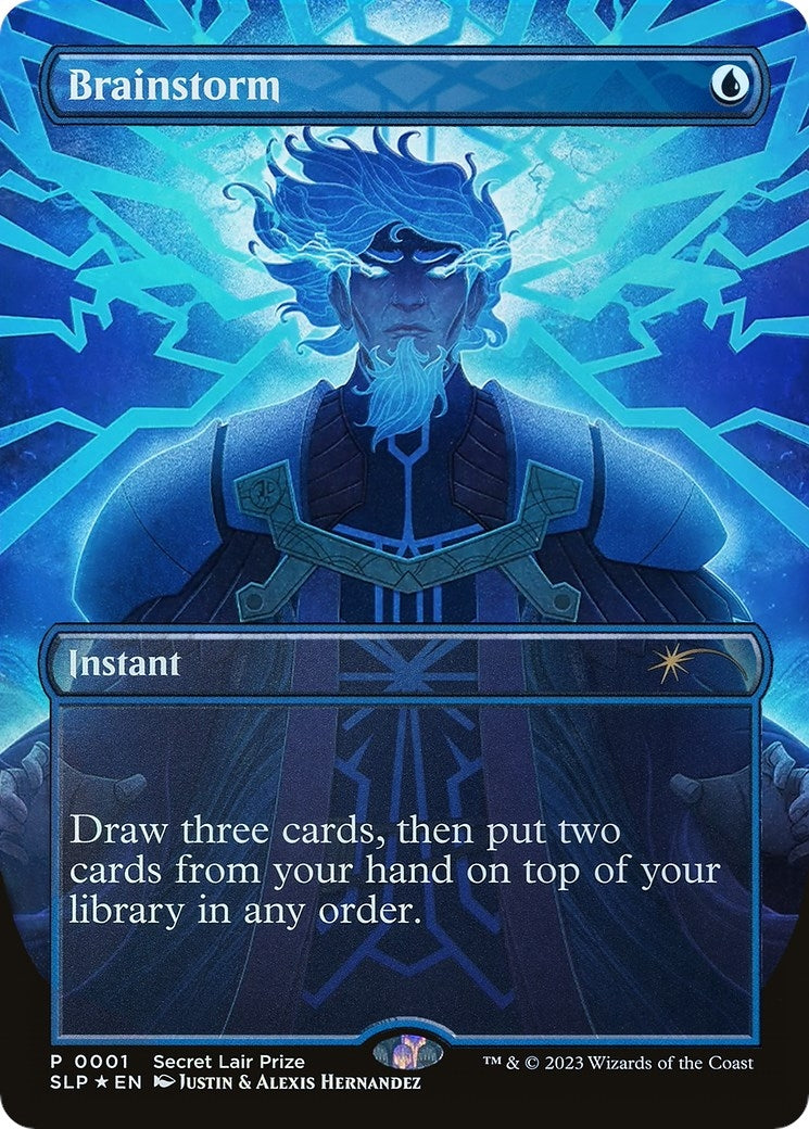 Image for Brainstorm (Secret Lair Showdown) (1) - Magic: The Gathering