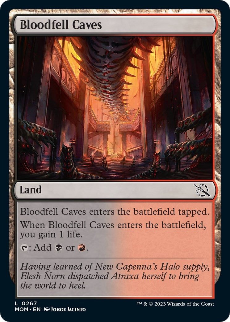 Image for Bloodfell Caves (March of the Machine) (267) - Magic: The Gathering