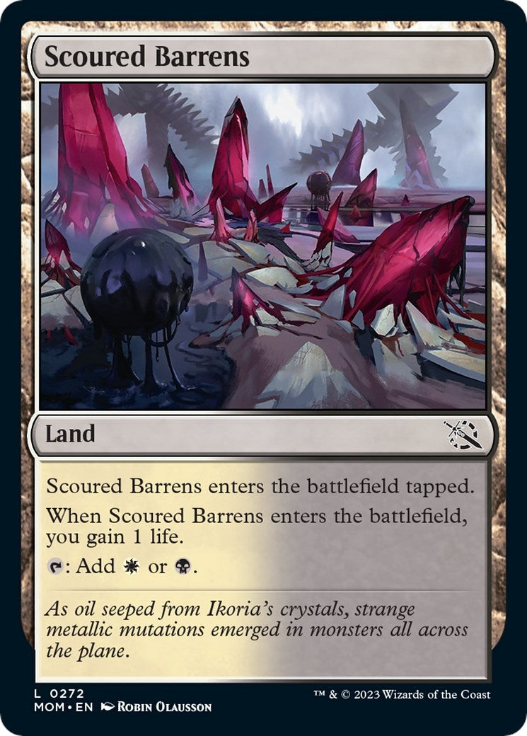 Image for Scoured Barrens (March of the Machine) (272) - Magic: The Gathering