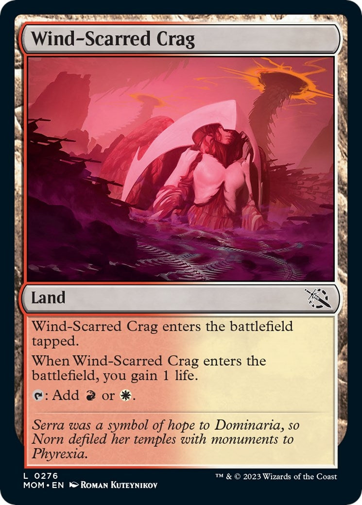 Image for Wind-Scarred Crag (March of the Machine) (276) - Magic: The Gathering