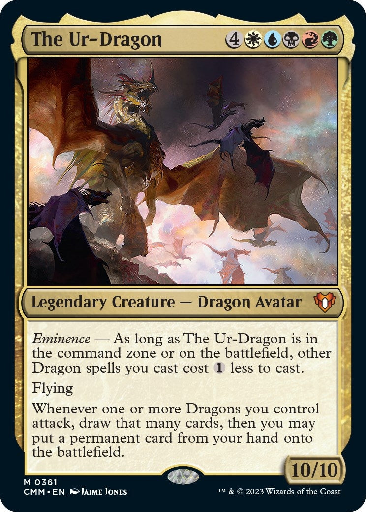 Image for The Ur-Dragon (Commander Masters) (361) - Magic: The Gathering