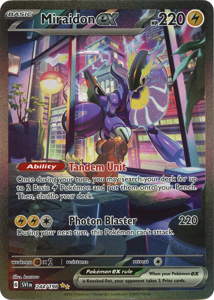 Image for Miraidon ex (SV01: Scarlet & Violet Base Set) (244/198) - Pokemon