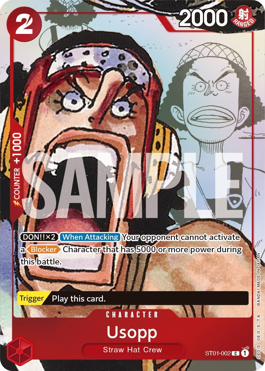 Image for Usopp - ST01-002 (Alternate Art) (One Piece Promotion Cards) (ST01-002) - One Piece Card Game