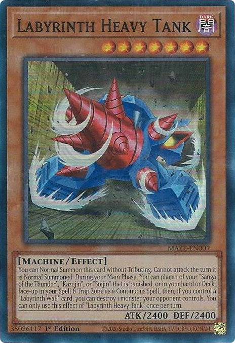 Image for Labyrinth Heavy Tank (Maze of Memories) (MAZE-EN001) - YuGiOh