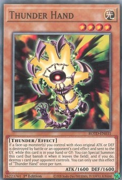 Thunder Hand - Rise of the Duelist (Common) [ROTD-031]
