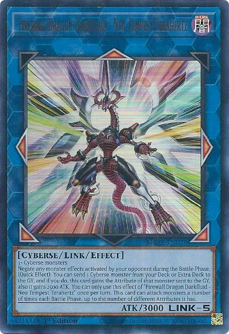 Image for Firewall Dragon Darkfluid - Neo Tempest Terahertz (Maze of Memories) (MAZE-EN028) - YuGiOh