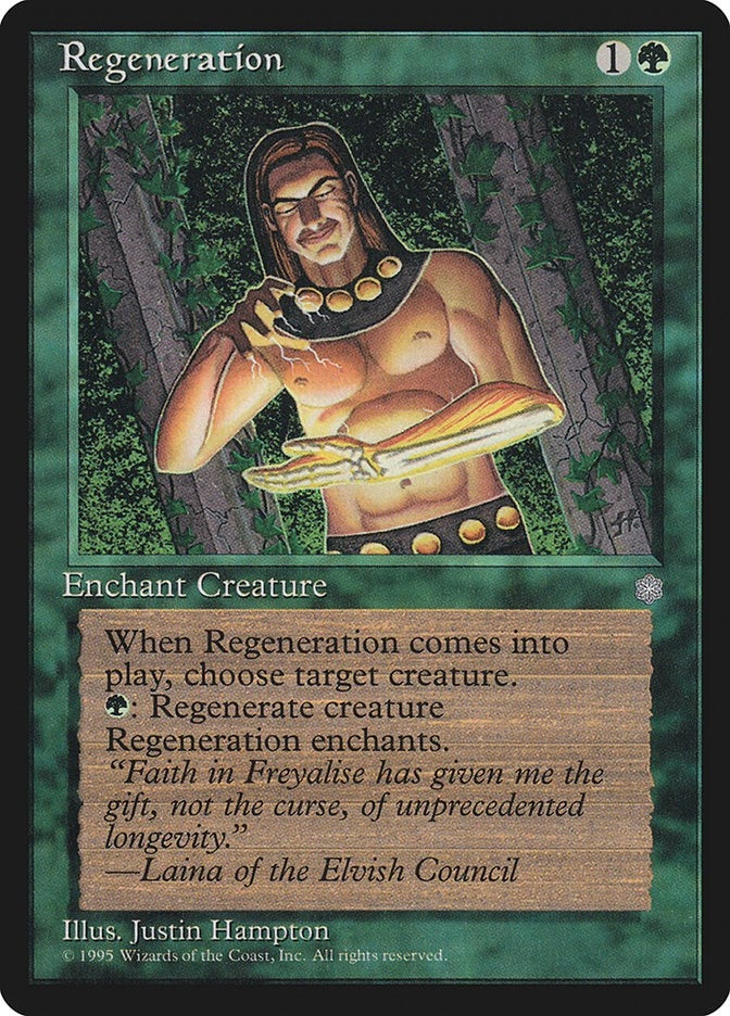 Image for Regeneration (Ice Age) - Magic: The Gathering