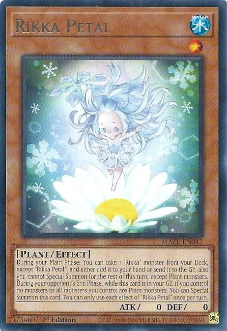 Image for Rikka Petal (Maze of Memories) (MAZE-EN047) - YuGiOh