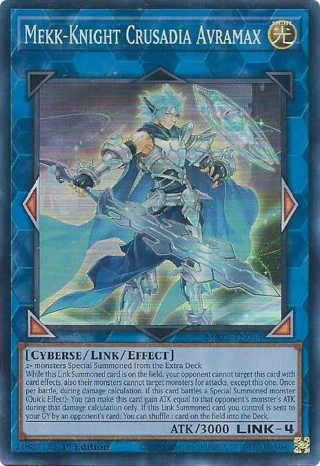 Image for Mekk-Knight Crusadia Avramax (Maze of Memories) (MAZE-EN054) - YuGiOh