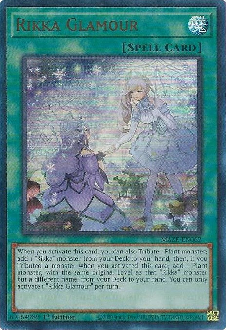 Image for Rikka Glamour (Maze of Memories) (MAZE-EN062) - YuGiOh