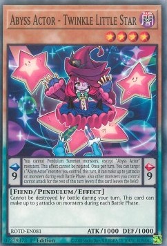 Abyss Actor - Twinkle Little Star - Rise of the Duelist (Common) [ROTD-081]
