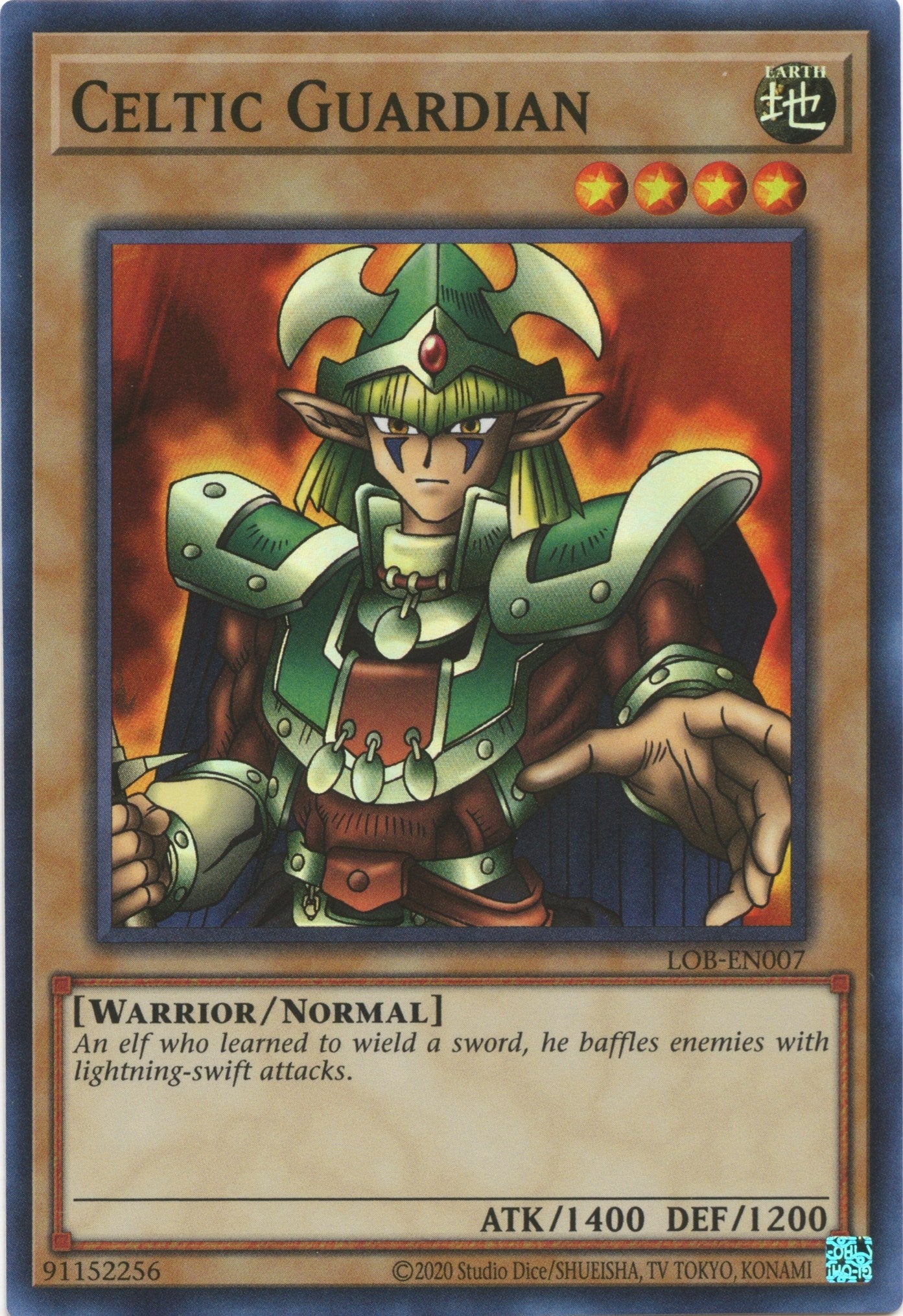 Image for Celtic Guardian (Legend of Blue Eyes White Dragon (25th Anniversary Edition)) (LOB-EN007) - YuGiOh