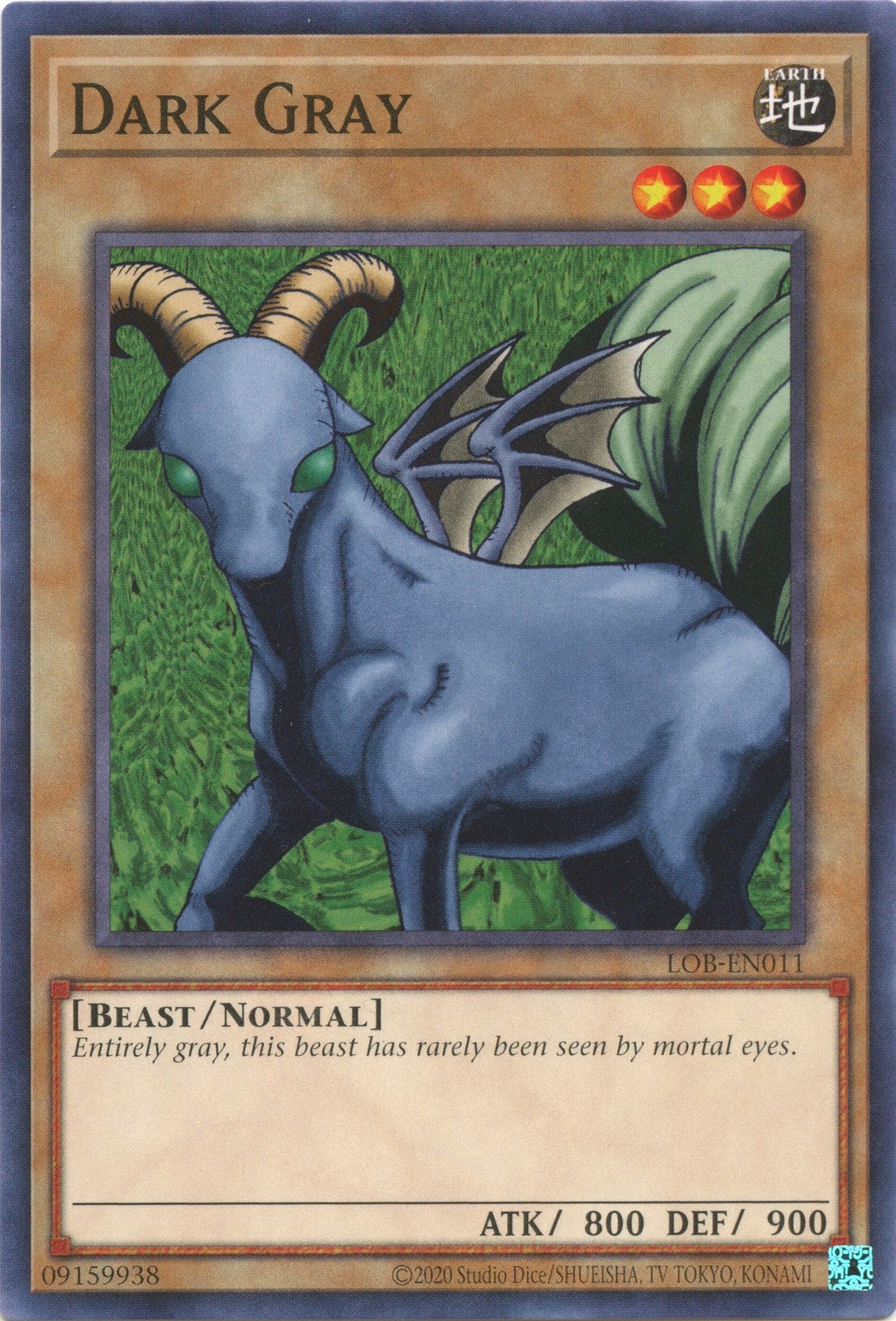 Image for Dark Gray (Legend of Blue Eyes White Dragon (25th Anniversary Edition)) (LOB-EN011) - YuGiOh