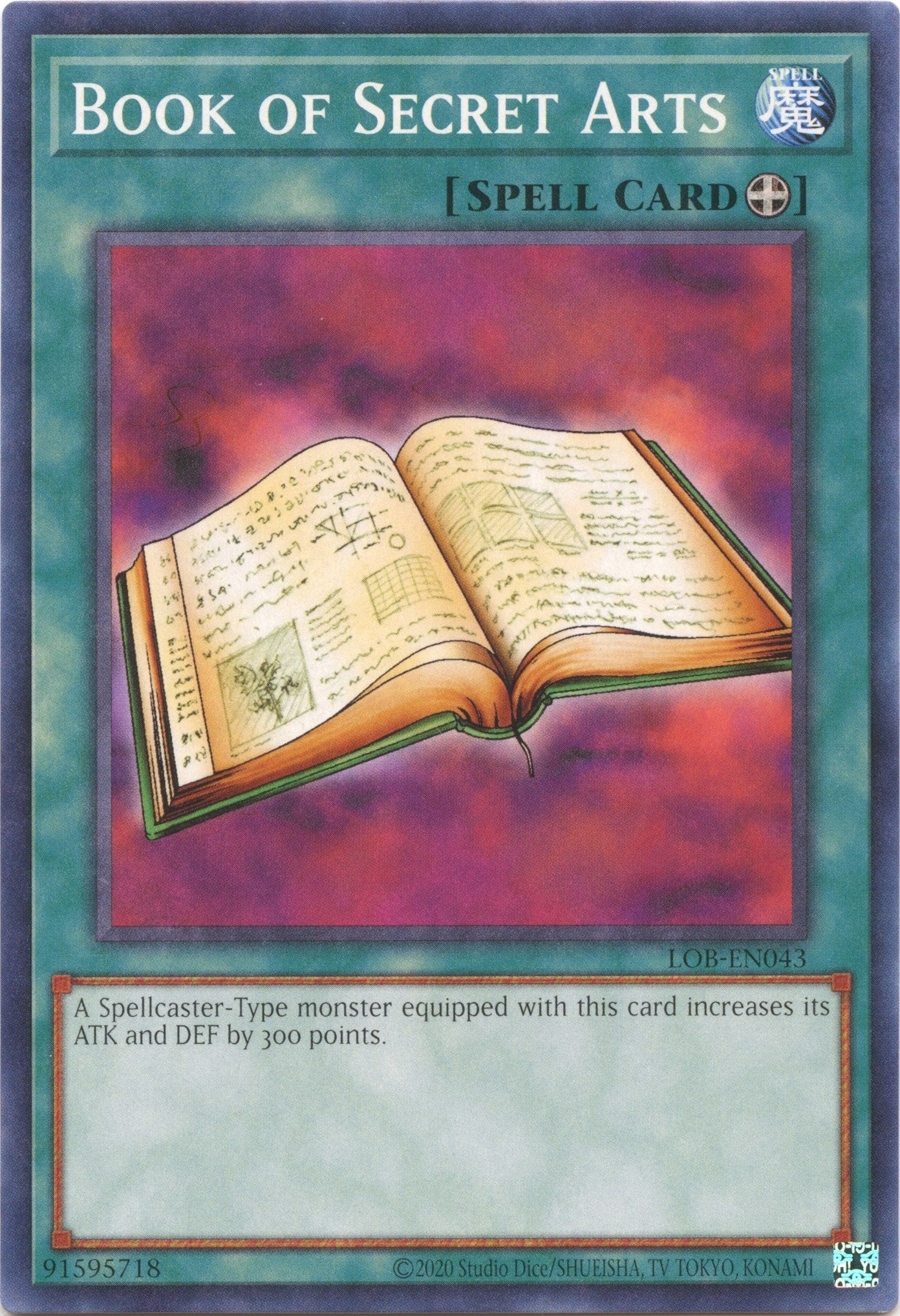 Image for Book of Secret Arts (Legend of Blue Eyes White Dragon (25th Anniversary Edition)) (LOB-EN043) - YuGiOh