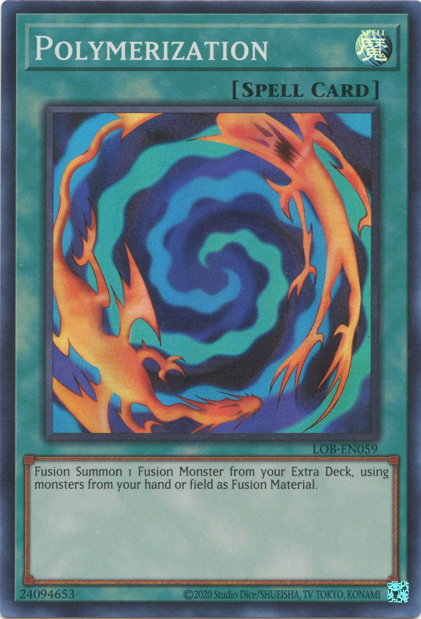 Image for Polymerization (Legend of Blue Eyes White Dragon (25th Anniversary Edition)) (LOB-EN059) - YuGiOh
