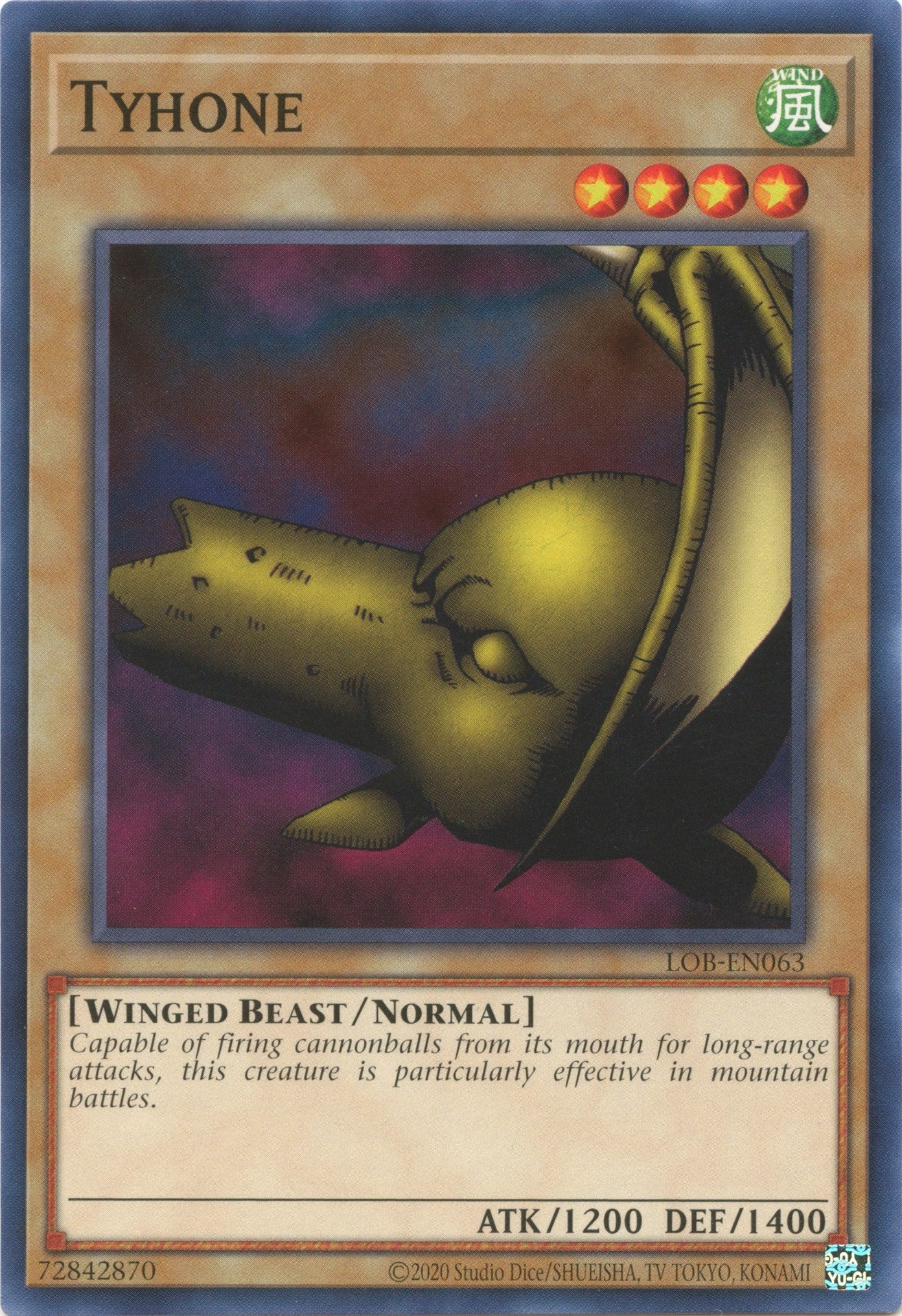 Image for Tyhone (Legend of Blue Eyes White Dragon (25th Anniversary Edition)) (LOB-EN063) - YuGiOh