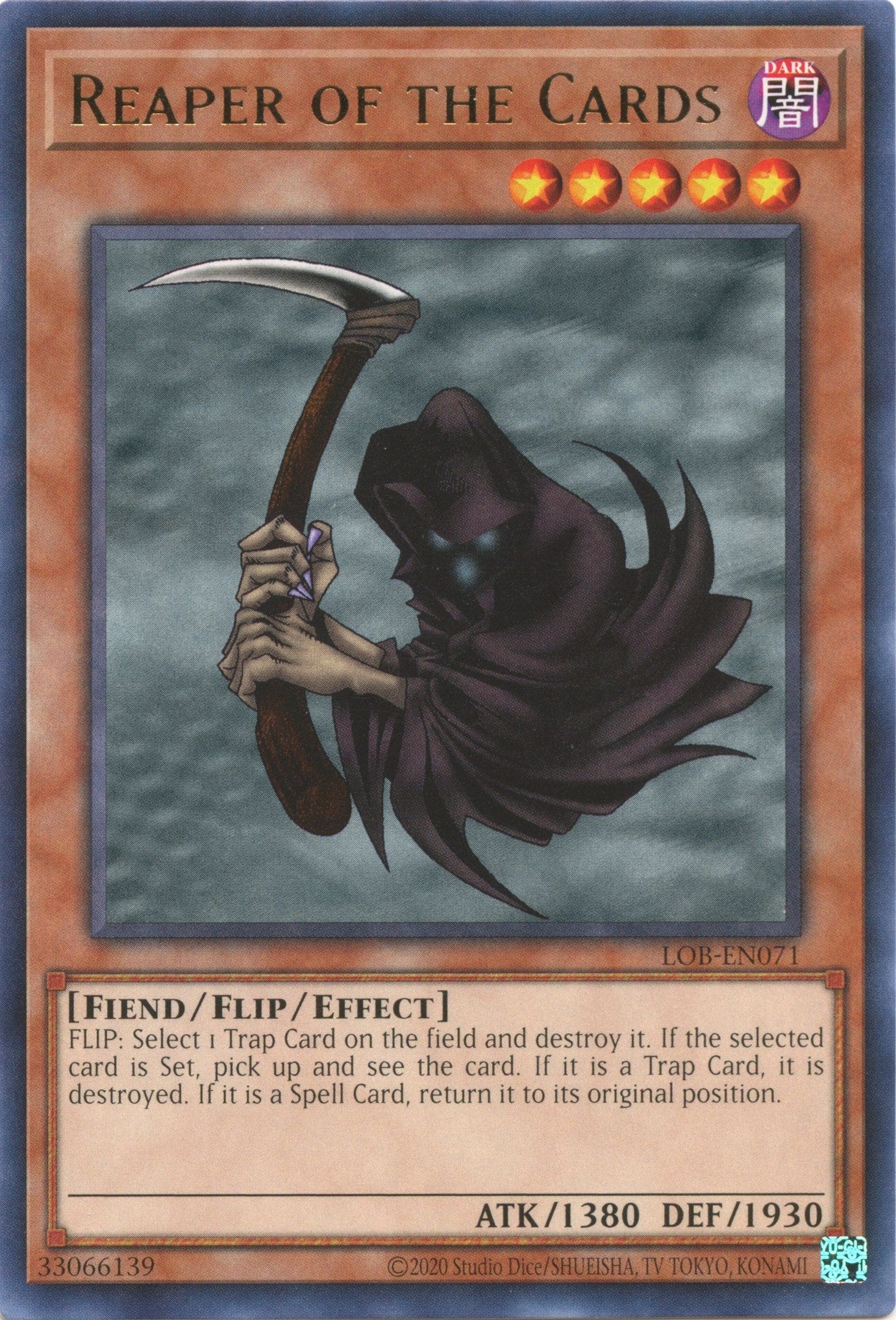 Image for Reaper of the Cards (Legend of Blue Eyes White Dragon (25th Anniversary Edition)) (LOB-EN071) - YuGiOh