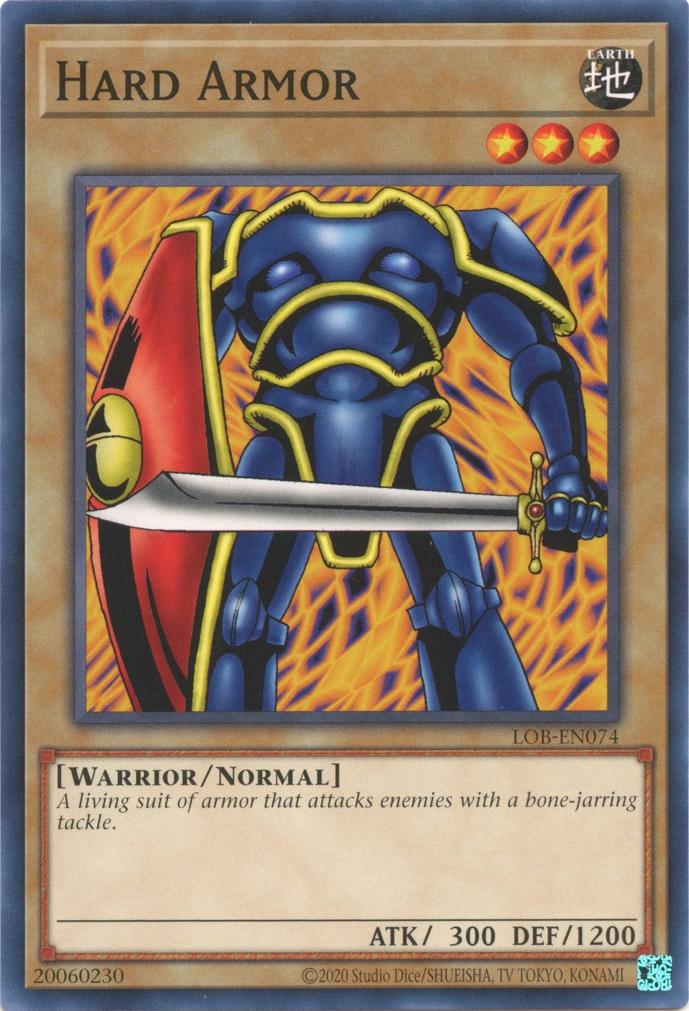 Image for Hard Armor (Legend of Blue Eyes White Dragon (25th Anniversary Edition)) (LOB-EN074) - YuGiOh