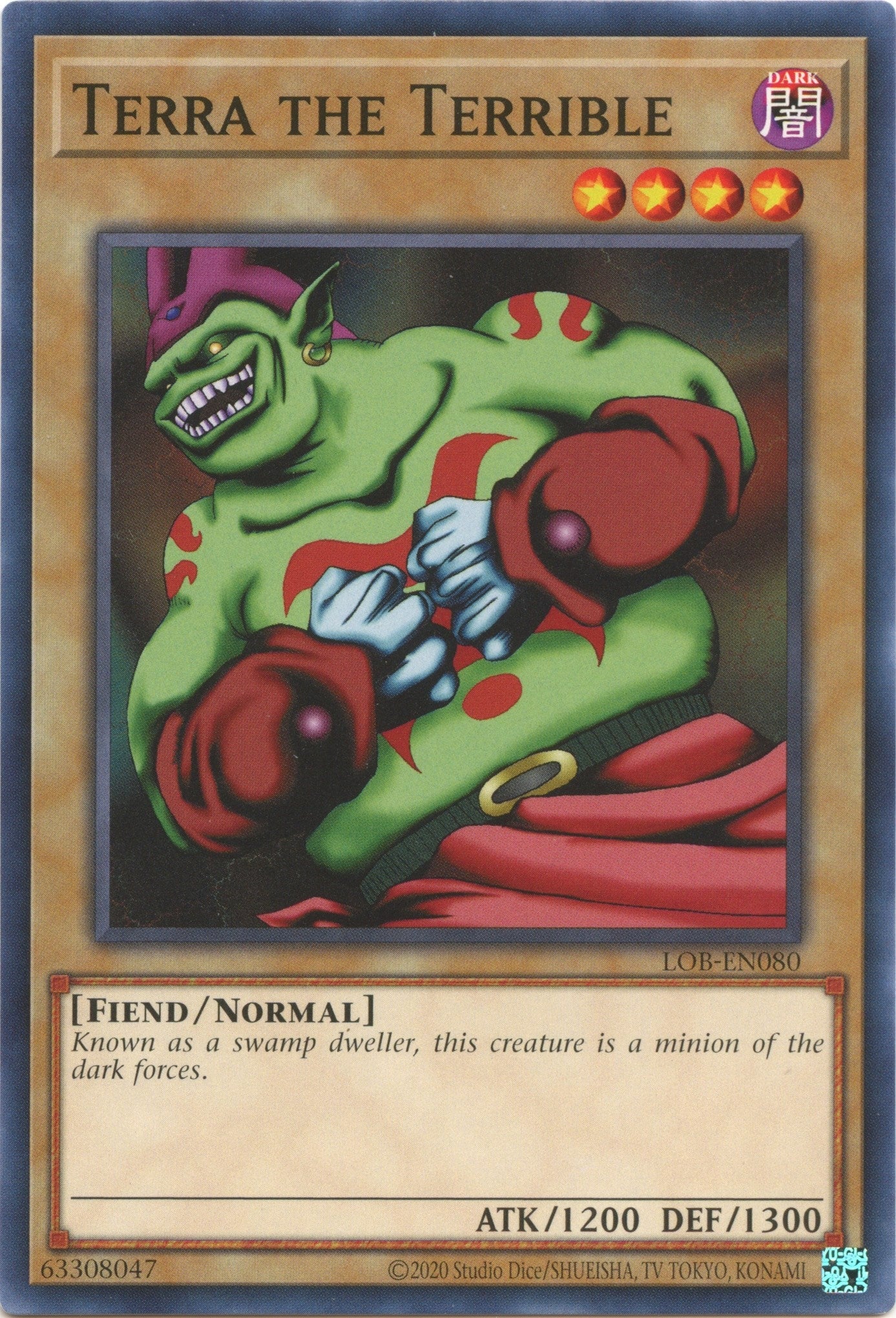Image for Terra the Terrible (Legend of Blue Eyes White Dragon (25th Anniversary Edition)) (LOB-EN080) - YuGiOh