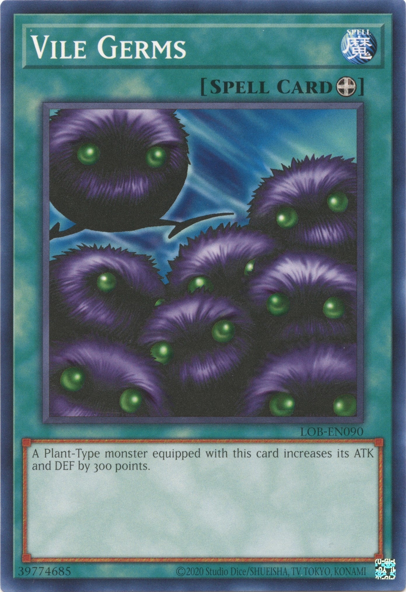 Image for Vile Germs (Legend of Blue Eyes White Dragon (25th Anniversary Edition)) (LOB-EN090) - YuGiOh