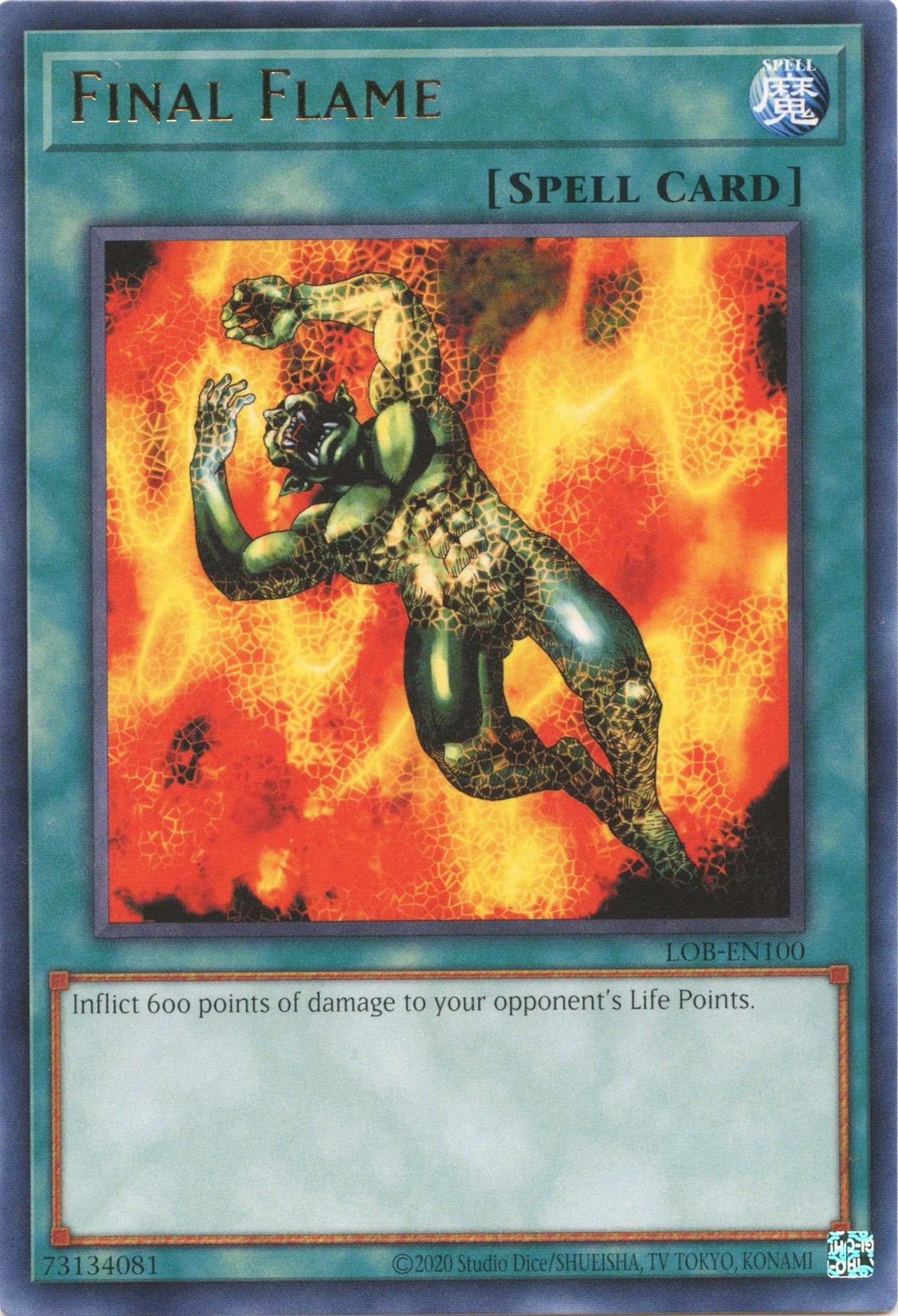 Image for Final Flame (Legend of Blue Eyes White Dragon (25th Anniversary Edition)) (LOB-EN100) - YuGiOh