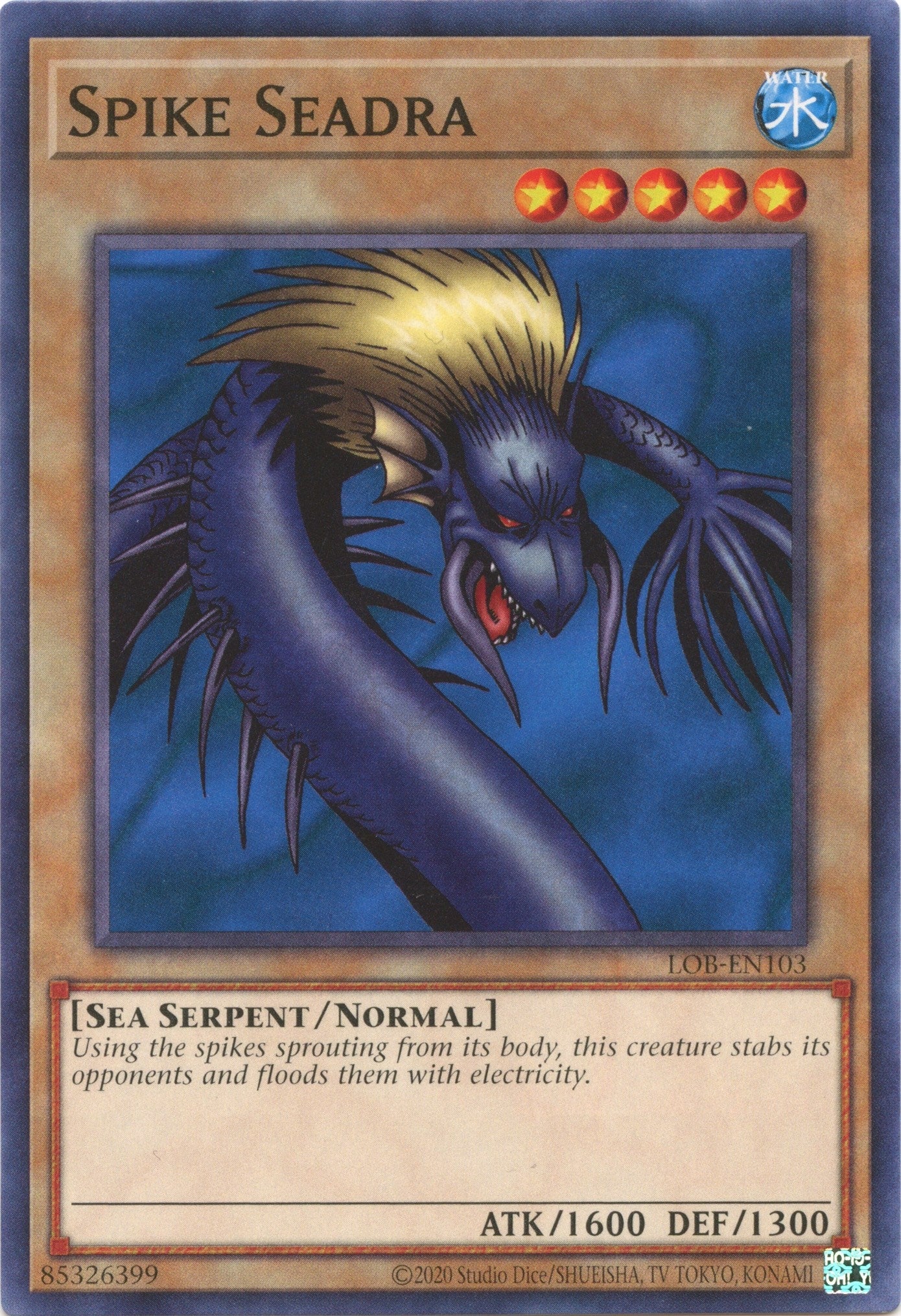 Image for Spike Seadra (Legend of Blue Eyes White Dragon (25th Anniversary Edition)) (LOB-EN103) - YuGiOh